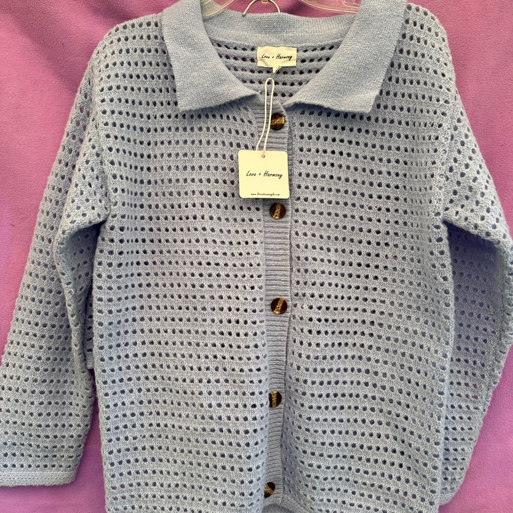Light Blue Women's Sweater and shorts set